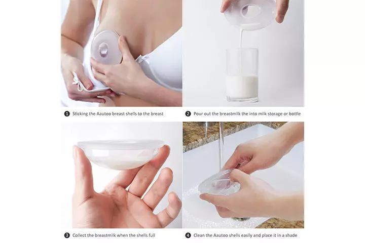 breast shield, hands free breast nipple shield