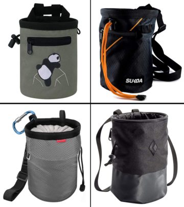 A convenient and compact chalk bag can facilitate efficient climbing expeditions.