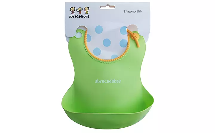 Abrah's Dabra waterproof silicone bib