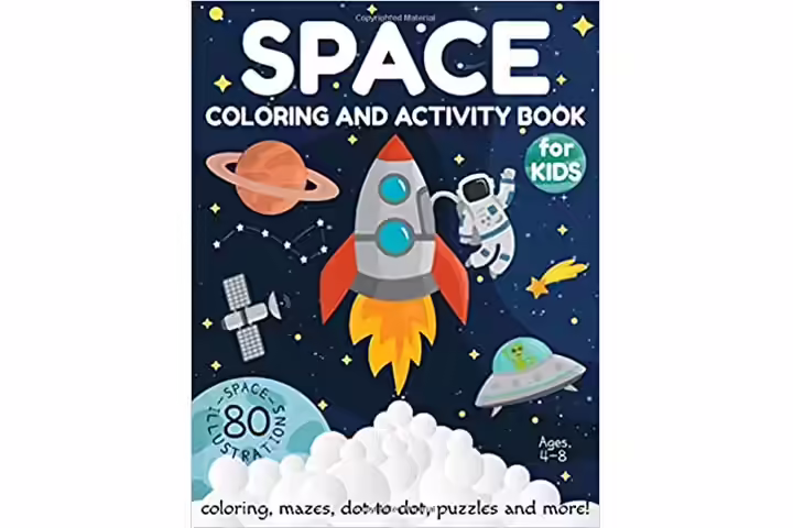 Activity Lab Space Coloring and Activity Book
