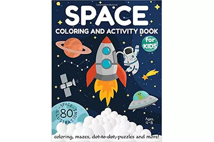 Activity Lab Space Coloring and Activity Book 