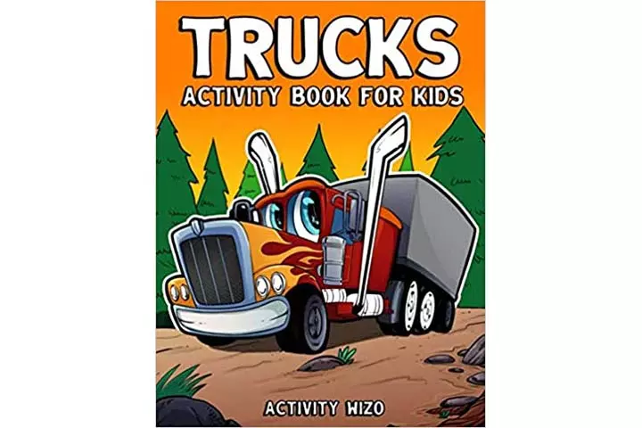 Activity Wizo Trucks Activity Book for Kids 