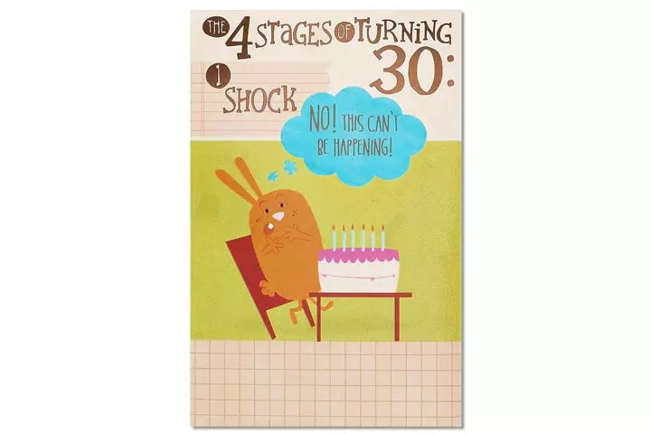 American Greetings Funny 30th Birthday Card