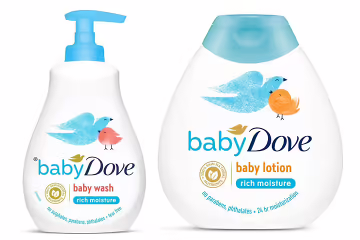 Baby Dove Rich Moisture Hair To Toe Baby Wash