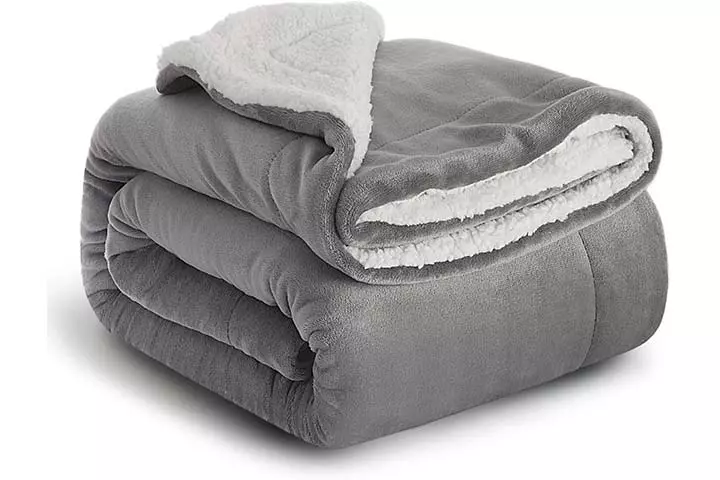 Bedsure Sherpa Fleece Blanket