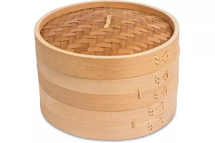 Birdrock Home Bamboo Basket Steamer