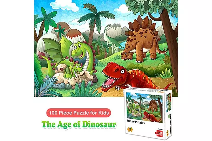 Blppldyci The Age of Dinosaur Jigsaw Puzzle