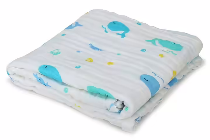 Cassie Pop Baby Muslin Cotton Bath Towel