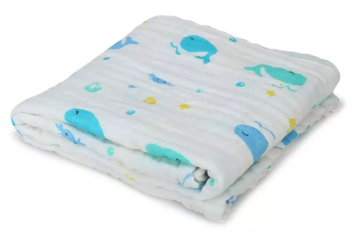  Cassie Pop Baby Muslin Cotton Bath Towel