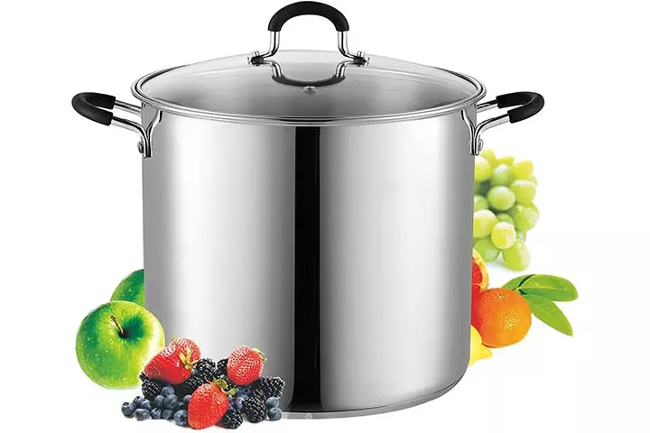 Cook N Home 02441 12 Stainless Steel Stockpot