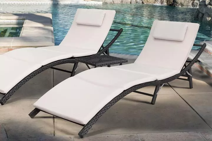 Devoko 3-Piece Chaise Lounge Set