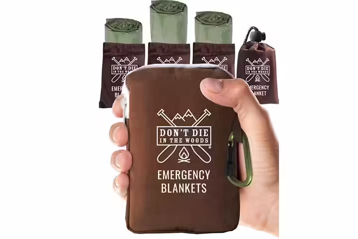 Don't Die In The Woods Emergency Blanket