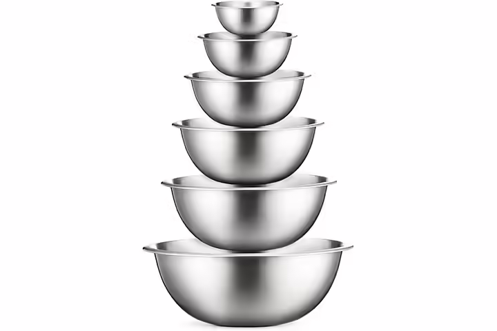 Fine Dine Stainless-Steel Mixing Bowls