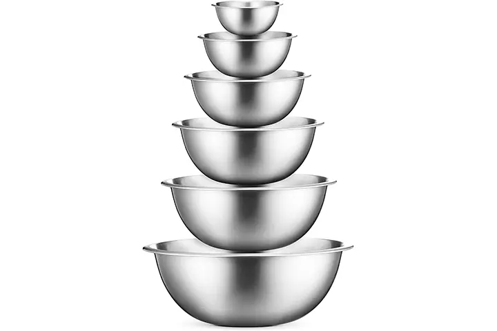 Fine Dine Stainless-Steel Mixing Bowls