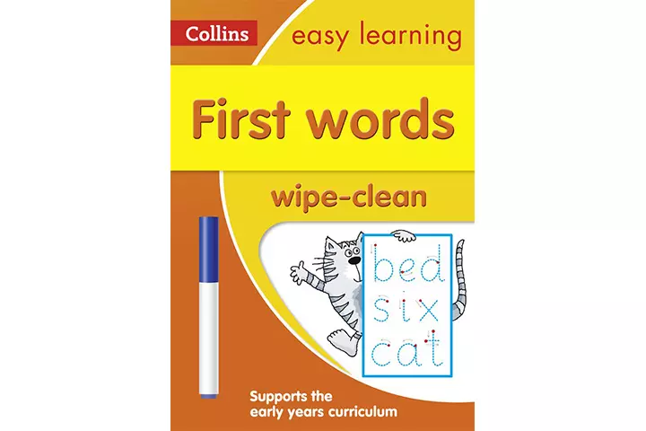 First Word Age 3-5 Wipe Clean Activity