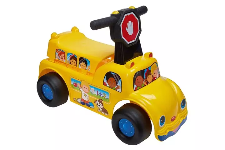 Fisher-Price School Bus Push ‘N’ Scoot Ride-on