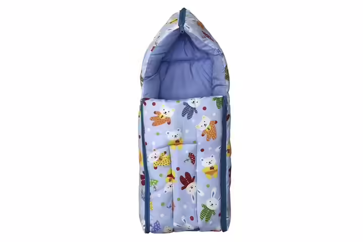 Fun Baby 3 in 1 Multi Use Baby Cotton Bed Cum Sleeping Bag