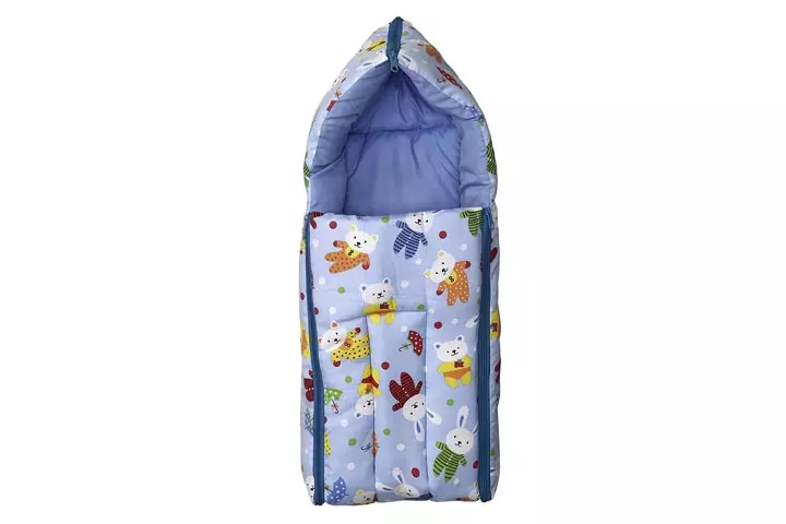 Fun Baby 3 in 1 Multi Use Baby Cotton Bed Cum Sleeping Bag