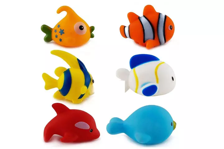 Fun Blast Bath Toy for Baby - Colorful Fish Bath Toys