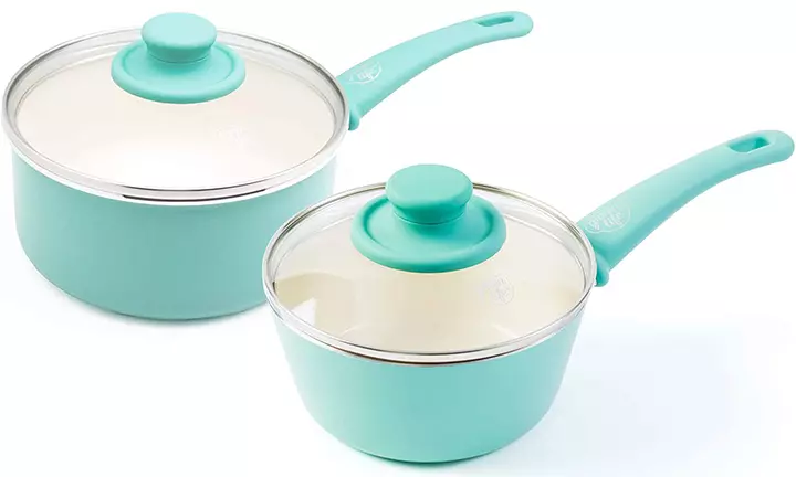 Green Life Soft Grip Saucepan