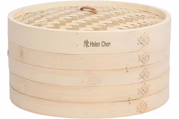 Helen Chen&rsquo;s Asian Kitchen Large Bamboo Steamer