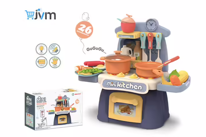 JVM Little Chef Kids Kitchen Play Set