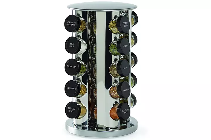 Kamenstein Revolving 20-Jar Countertop Spice Rack