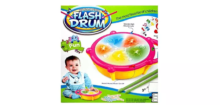 Kids Shop Musical Flash Drum