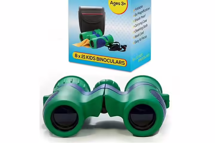Kidwinz Original Compact 8x21 Kids Binoculars Set