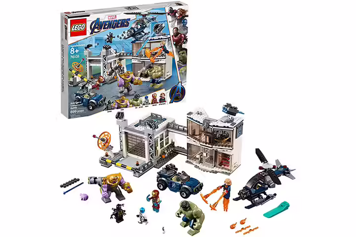 Lego Marvel Avengers Compound Battle Building Set