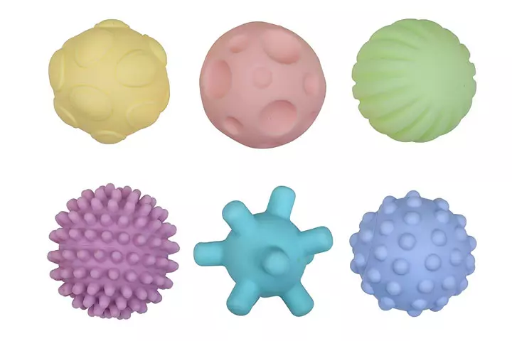 Lovelap Multi Textured Grab Balls for Baby