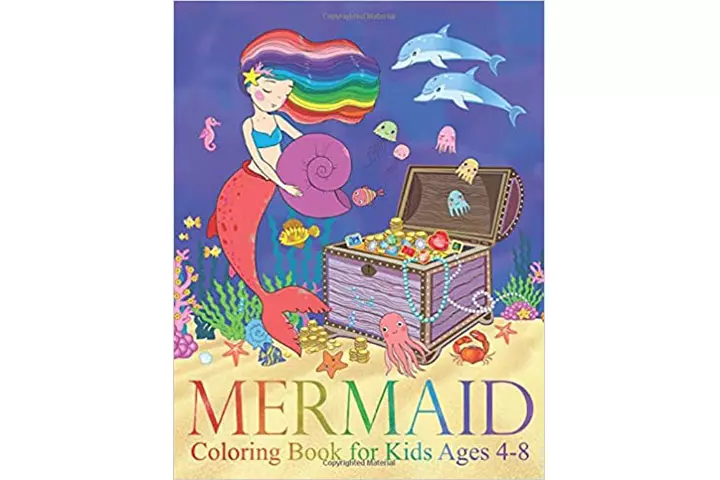 Mermaid Coloring Book For Kids