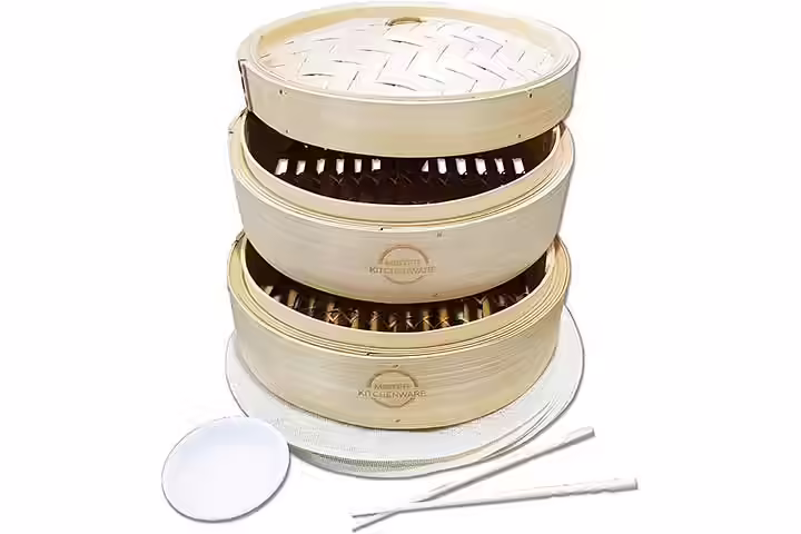 Mister Kitchenware Bamboo Steamer Basket