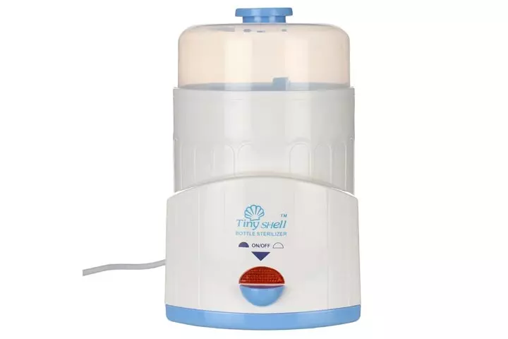 N M Electric Steam White Baby Bottle Sterilizer