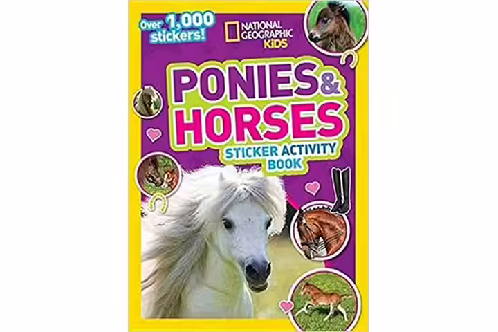 National Geographic Kids Ponies and Horses Sticker Activity Book
