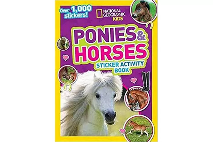 National Geographic Kids Ponies and Horses Sticker Activity Book 