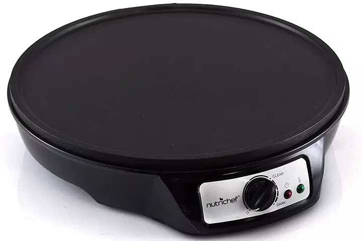 NutriChef Electric Griddle & Crepe Maker