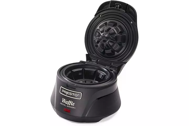 Presto 03500 Belgian Waffle Bowl Maker, Black