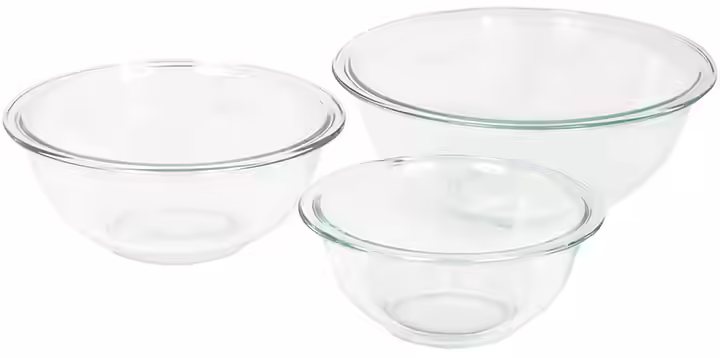 Pyrex Glass Mixing Bowl Set