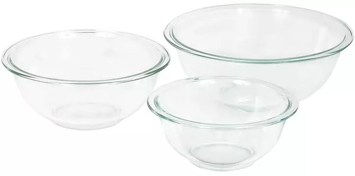 Pyrex Glass Mixing Bowl Set