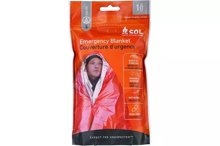 S.O.L. Survive Outdoors Longer Emergency Blanket