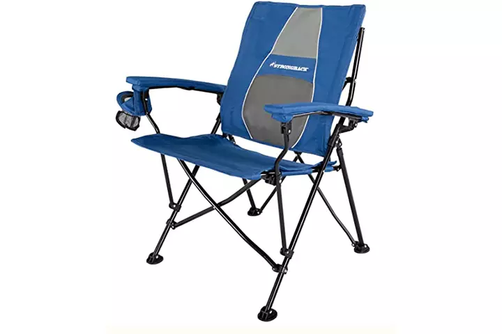 STRONGBACK Elite Folding Lawn Lounge Chair