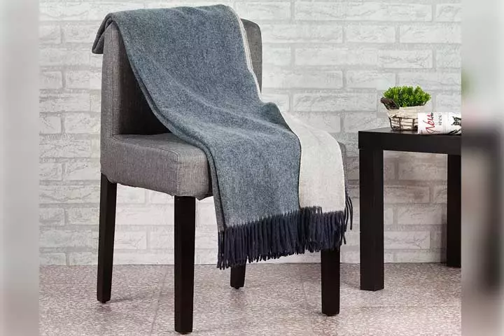 Spencer Whitney Wool Throw Blanket