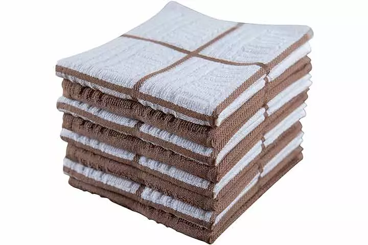 Sticky Toffee Cotton Terry Kitchen Dishcloth