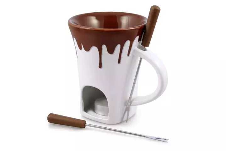 Swissmar F12064 Nostalgia Chocolate Fondue Mug Set