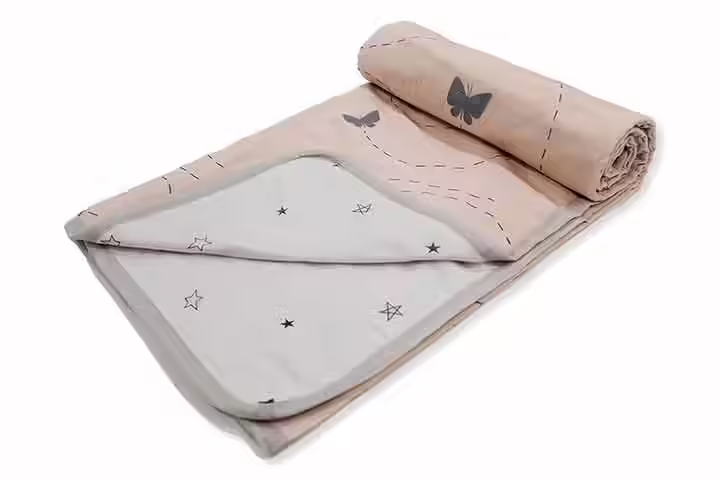 The White Cradle Organic Cotton Softest Baby Dohar Blanket Quilt