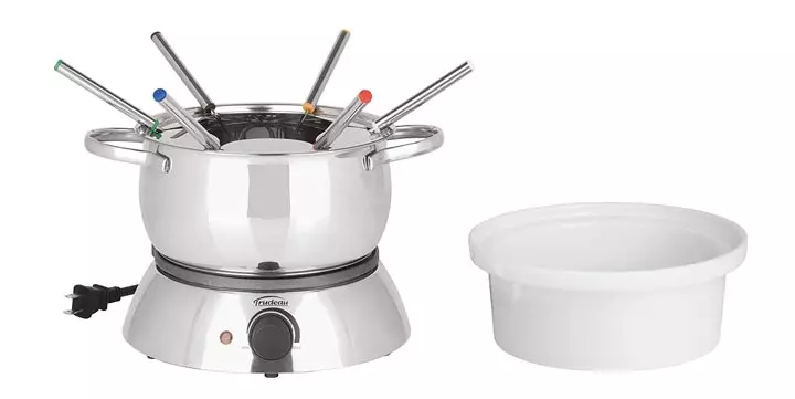 Trudeau Alto Electric Fondue Set