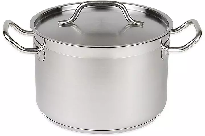 Update International 12 Qt Stainless Steel Stock Pot