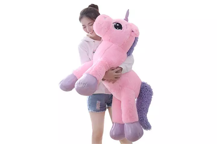 Webby Big Size Funny Unicorn Stuffed Animal Plush Toy