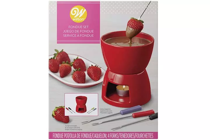 Wilton Ceramic Fondue Set